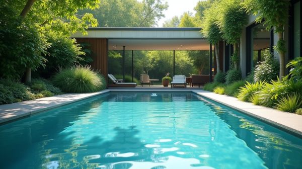 Prix piscine coque adaptée jardin avec Neptune Piscines