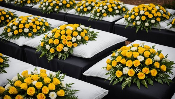 Coussins de fleurs pour enterrement : un hommage respectueux